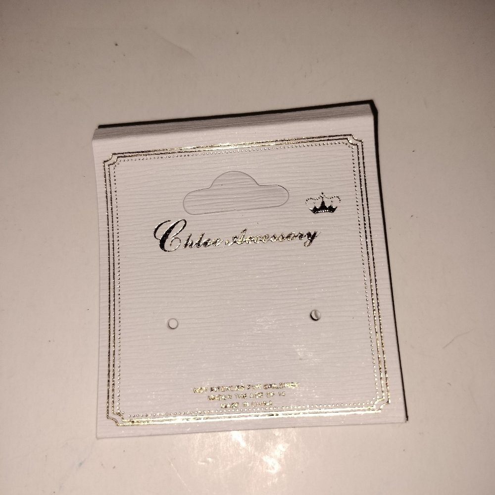 Red fringe tassel earrings - Picture 4 of 4